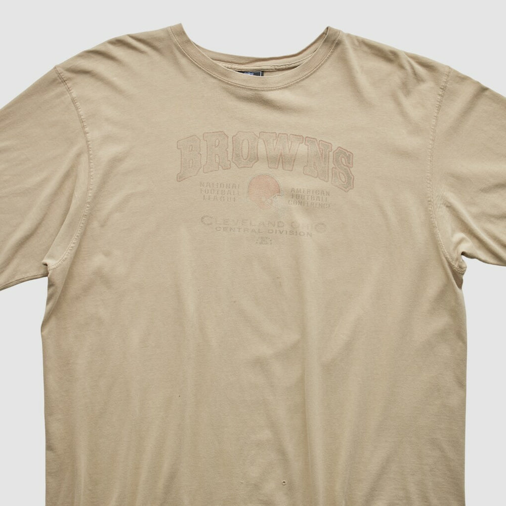 Cleveland Browns NFL 2000s T-shirt Tan Vintage - Fanatics