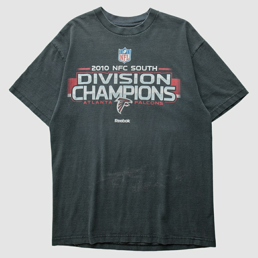 Atlanta Falcons Reebok 2010 T-shirt Charcoal Vintage - Fanatics
