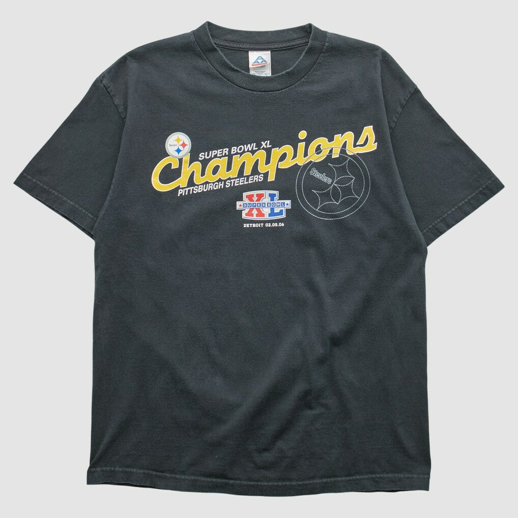 Pittsburgh Steelers All Style Apparel & Activewear 2006 T-shirt Black Vintage - Fanatics
