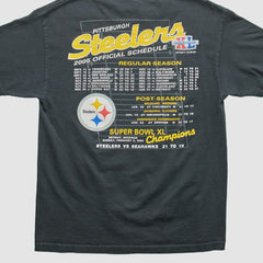 Pittsburgh Steelers All Style Apparel & Activewear 2006 T-shirt Black Vintage - Fanatics