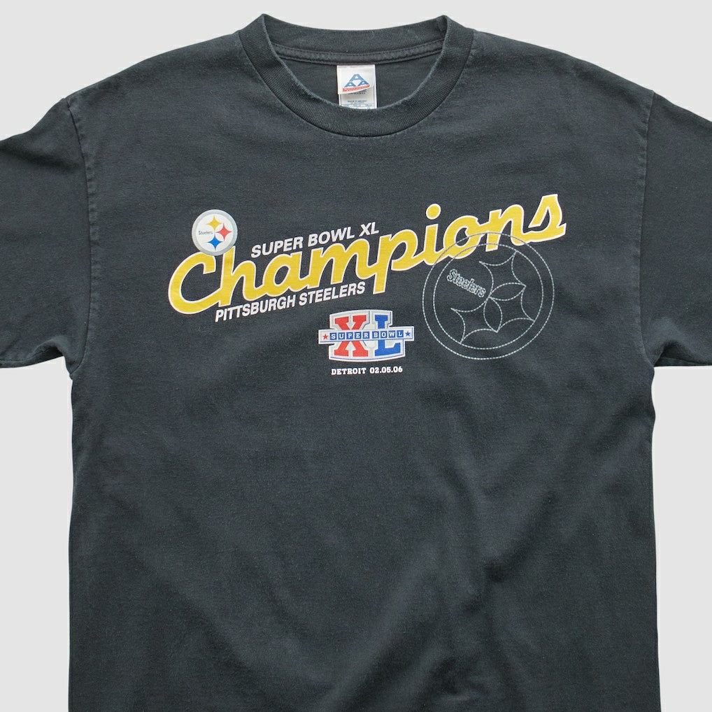 Pittsburgh Steelers All Style Apparel & Activewear 2006 T-shirt Black Vintage - Fanatics