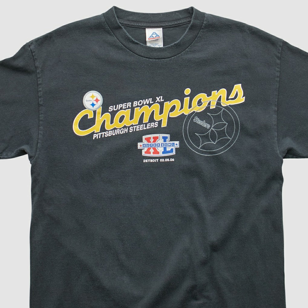 Pittsburgh Steelers All Style Apparel & Activewear 2006 T-shirt Black Vintage - Fanatics