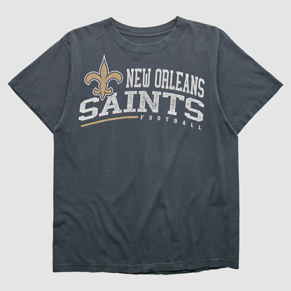 New Orleans Saints Reebok 2000s T-shirt Black Vintage - Fanatics