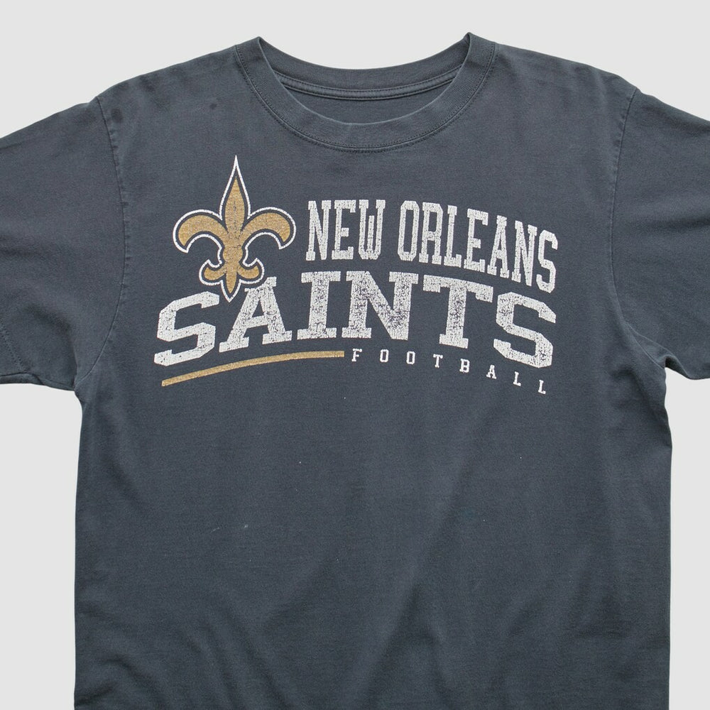 New Orleans Saints Reebok 2000s T-shirt Black Vintage - Fanatics