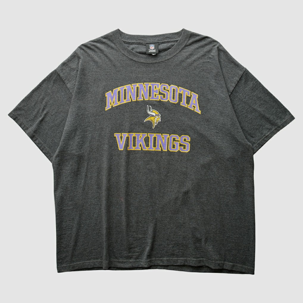 Minnesota Vikings NFL 2010s T-shirt Dark Heather Gray Vintage - Fanatics