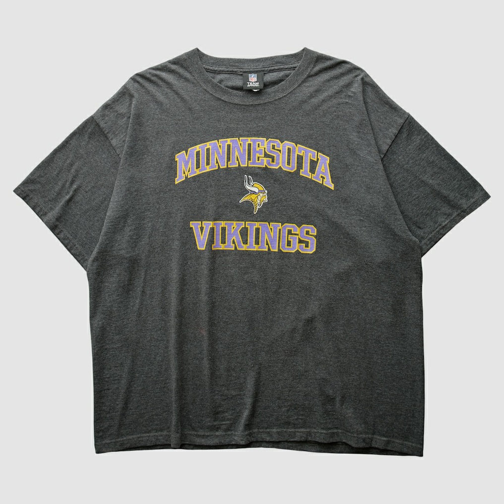 Minnesota Vikings NFL 2010s T-shirt Dark Heather Gray Vintage - Fanatics