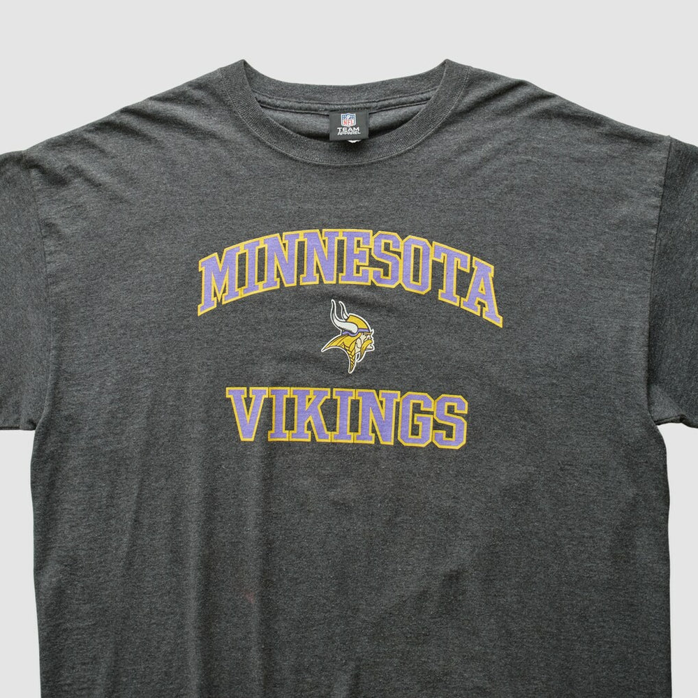 Minnesota Vikings NFL 2010s T-shirt Dark Heather Gray Vintage - Fanatics
