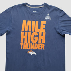 Denver Broncos 2014 T-shirt Navy Vintage - Fanatics