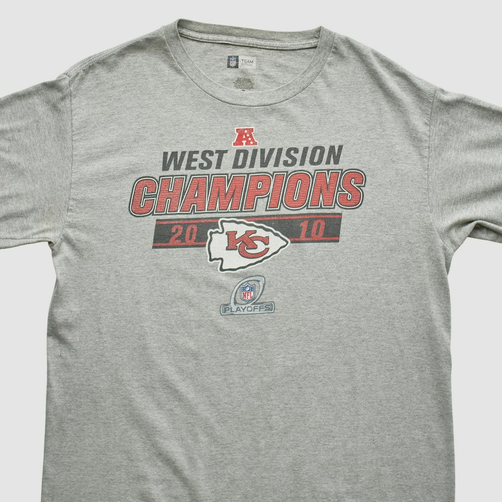Kansas City Chiefs NFL 2010 Long Sleeve T-shirt Heather Gray Vintage - Fanatics