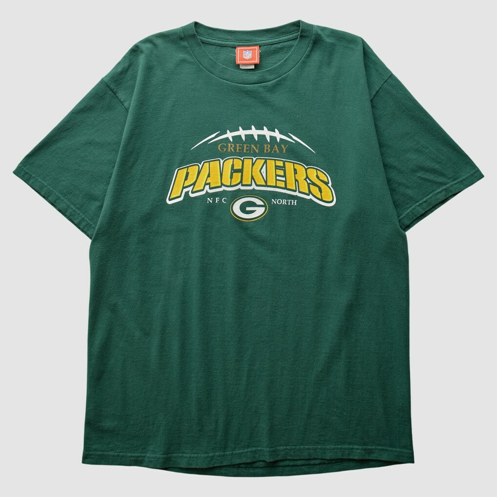 Green Bay Packers NFL 2000s T-shirt Green Vintage - Fanatics