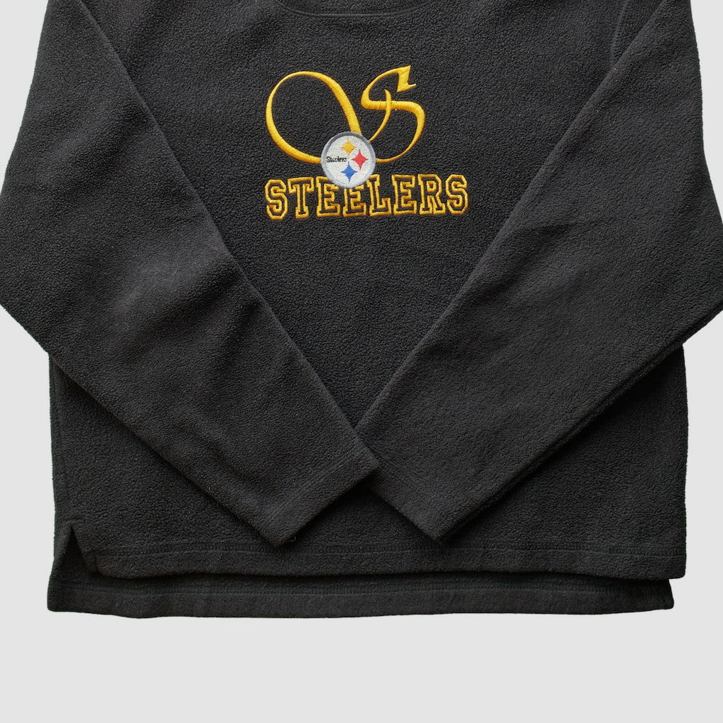 Pittsburgh Steelers Pro Edge 2000s Pullover Sweatshirt Black Vintage - Fanatics