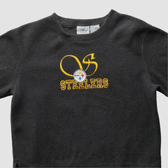 Pittsburgh Steelers Pro Edge 2000s Pullover Sweatshirt Black Vintage - Fanatics
