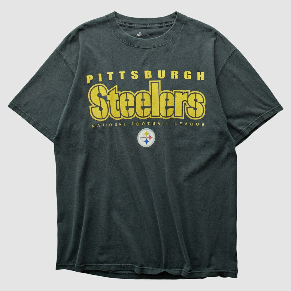 Pittsburgh Steelers NFL 2000s T-shirt Black Vintage - Fanatics