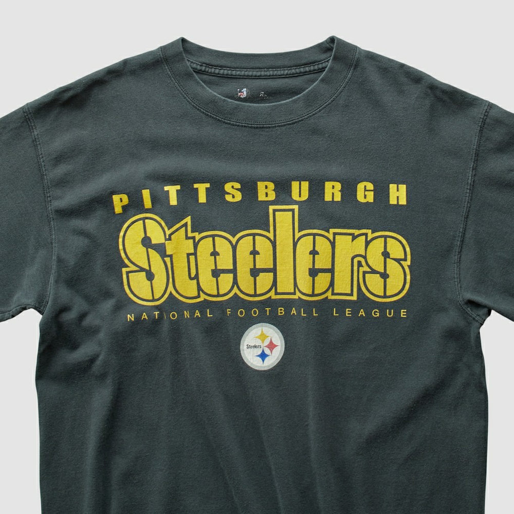 Pittsburgh Steelers NFL 2000s T-shirt Black Vintage - Fanatics