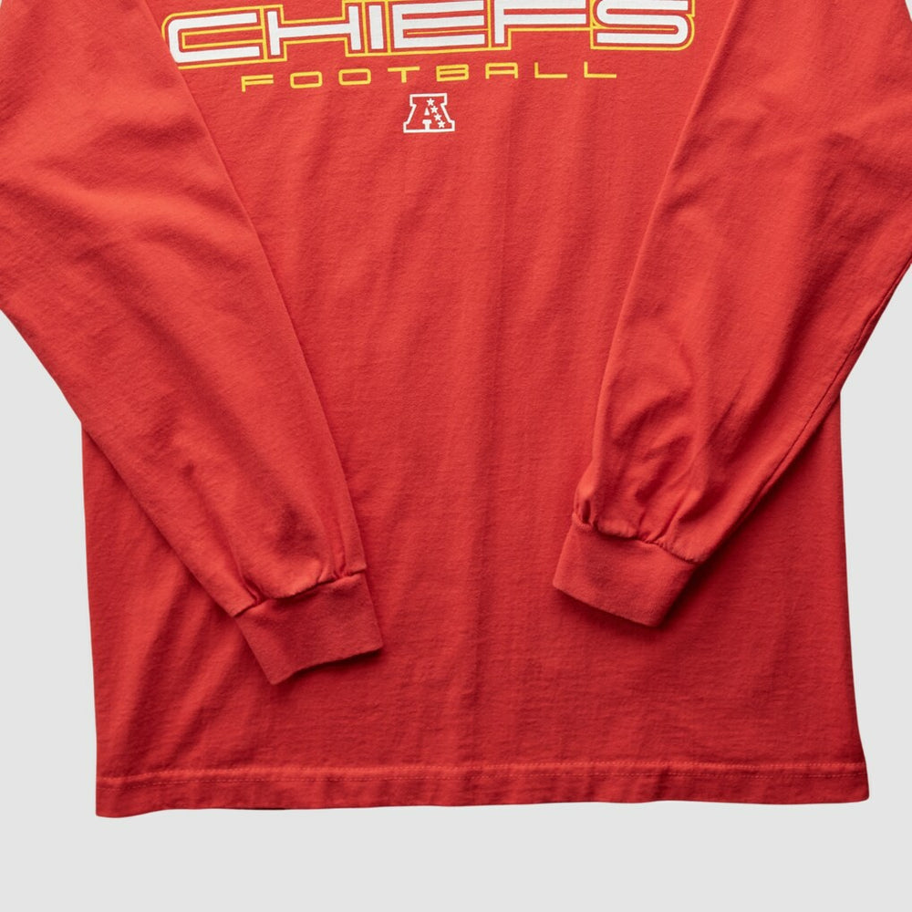 Kansas City Chiefs NFL 2000s Long Sleeve T-shirt Red Vintage - Fanatics