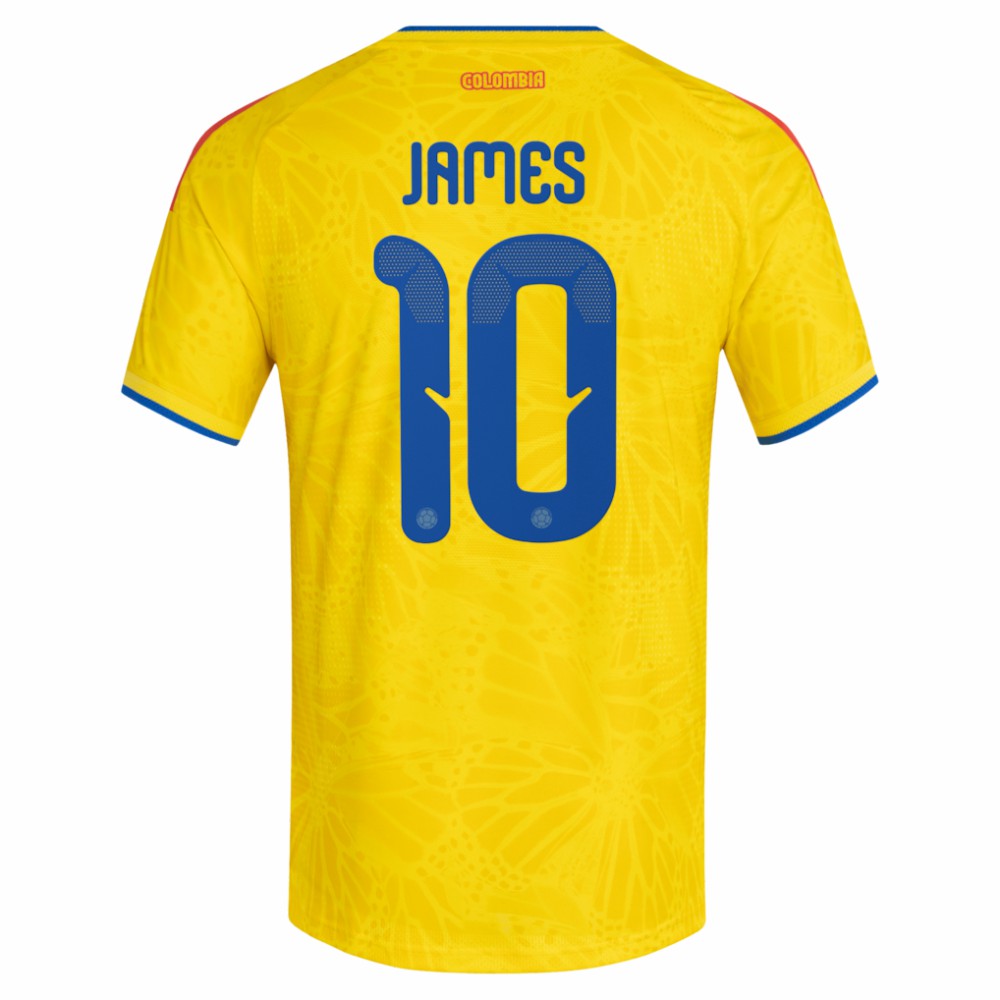 Adidas James Rodriguez Colombia National Team 2026 Home Jerseys - Yellow