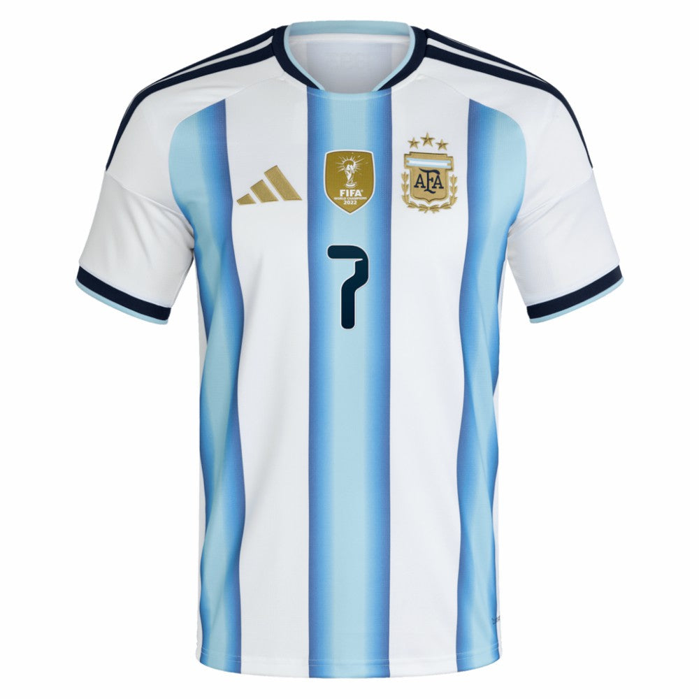 Adidas Rodrigo De Paul Argentina National Team 2026 Home Replica Jerseys - White