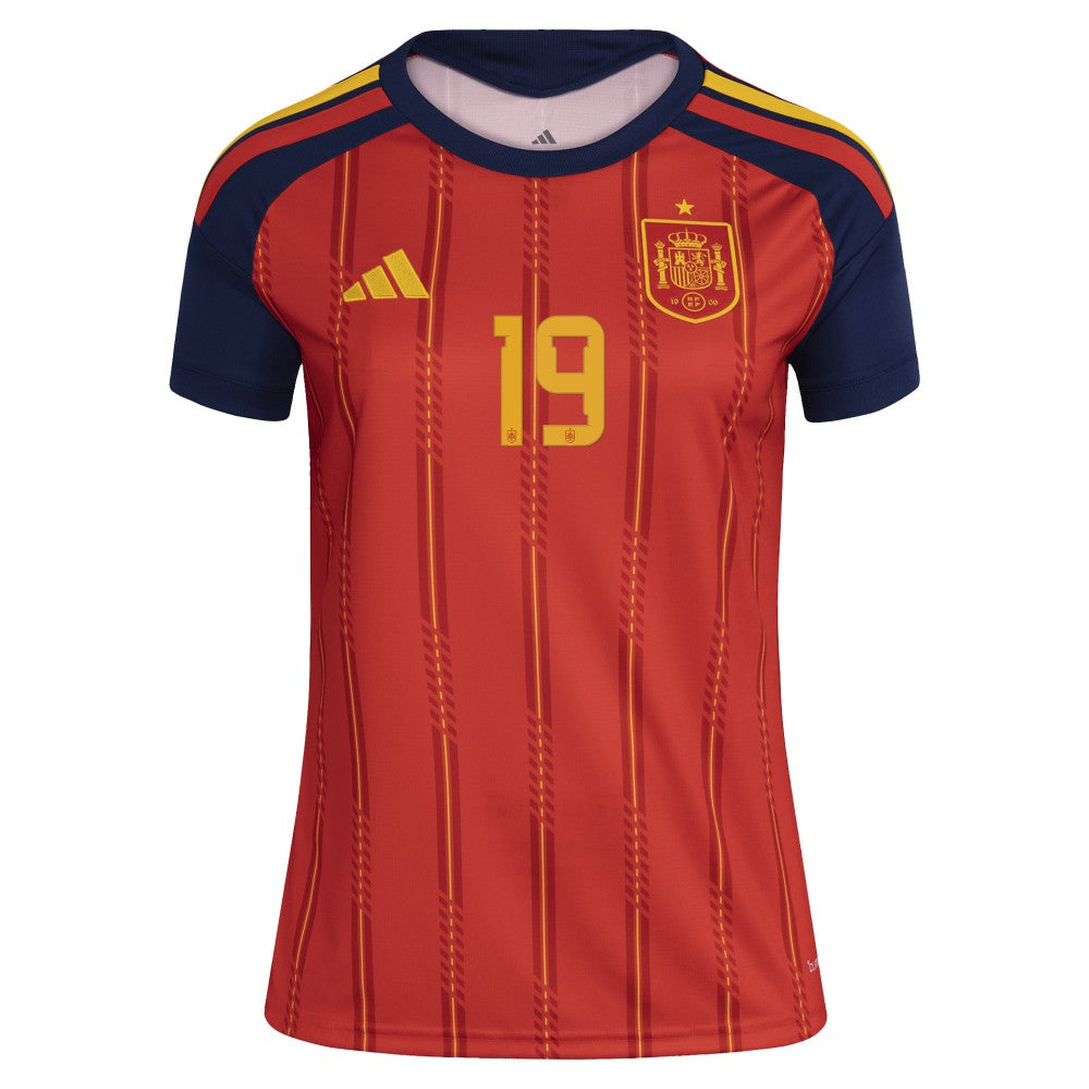 Adidas Lamine Yamal Spain National Team Women's 2026 Home Replica Jerseys - Red