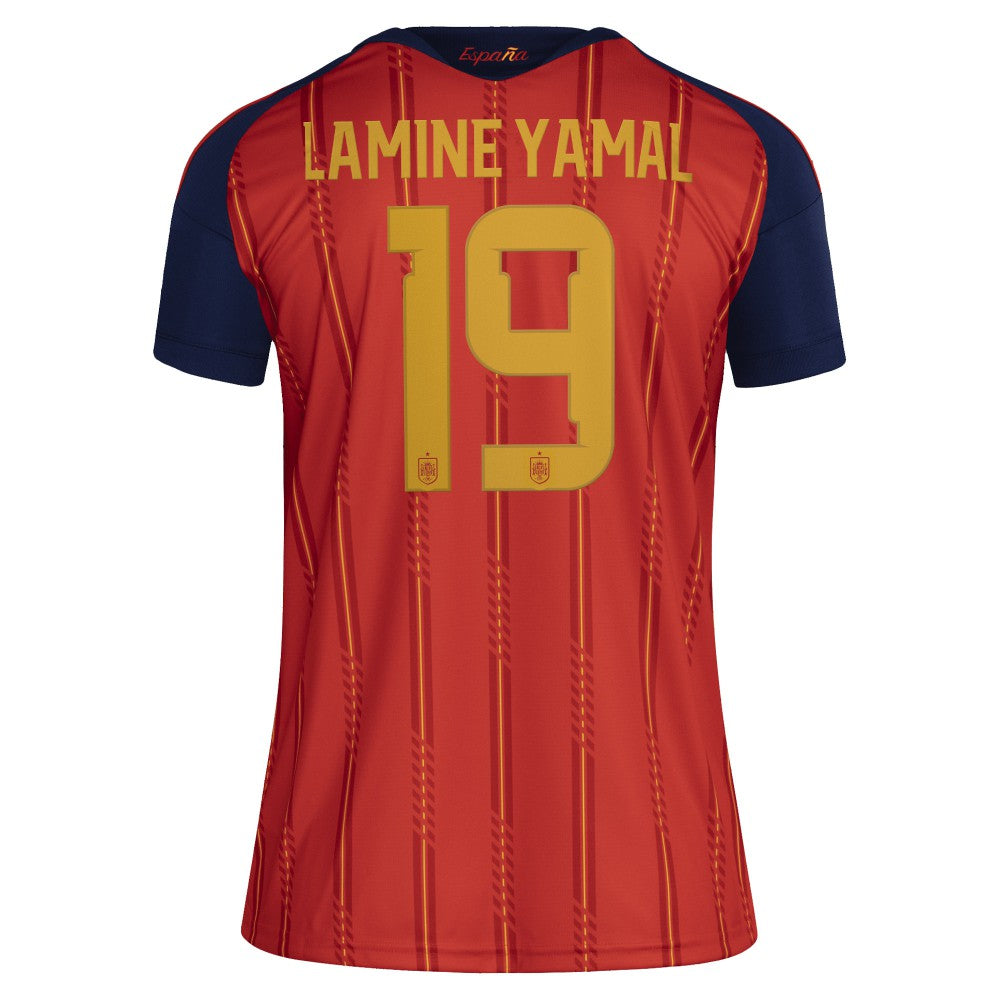 Adidas Lamine Yamal Spain National Team Women's 2026 Home Replica Jerseys - Red