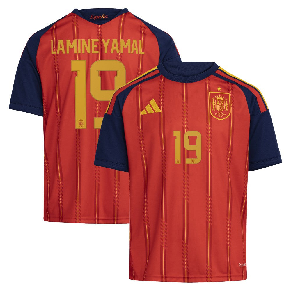 Adidas Lamine Yamal Spain National Team Youth 2026 Home Replica Jerseys - Red