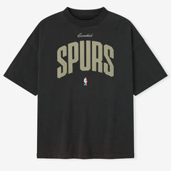 NBA - San Antonio Spurs Fear of God x NBA Unisex 90's T-Shirt - Black