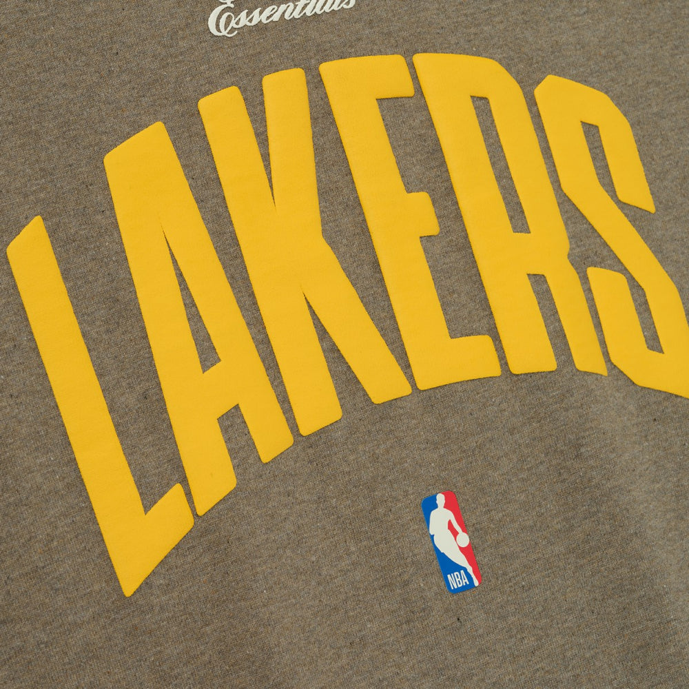 NBA - Los Angeles Lakers Fear of God x NBA Unisex 90's T-Shirt - Heather Gray