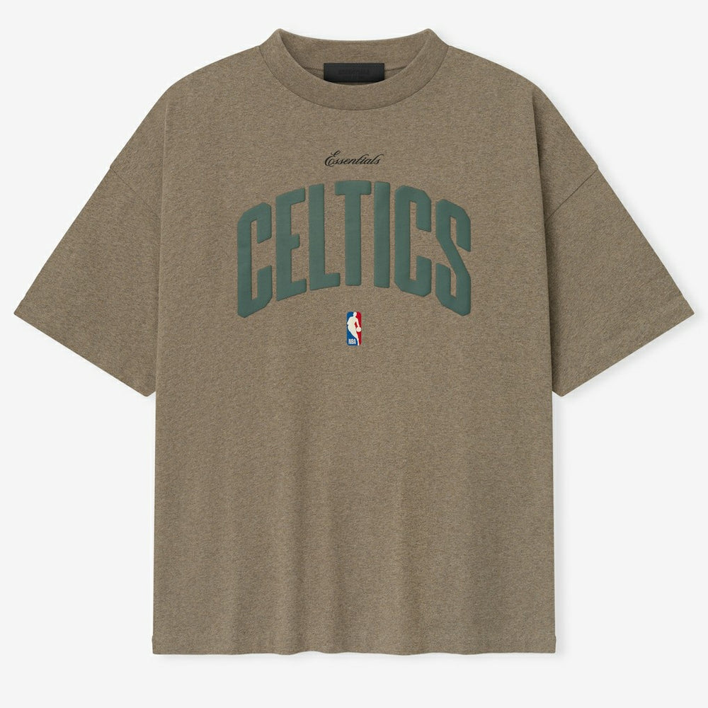 NBA - Boston Celtics Fear of God x NBA Unisex 90's T-Shirt - Heather Gray