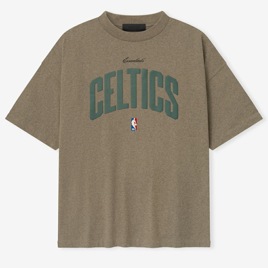 NBA - Boston Celtics Fear of God x NBA Unisex 90's T-Shirt - Heather Gray