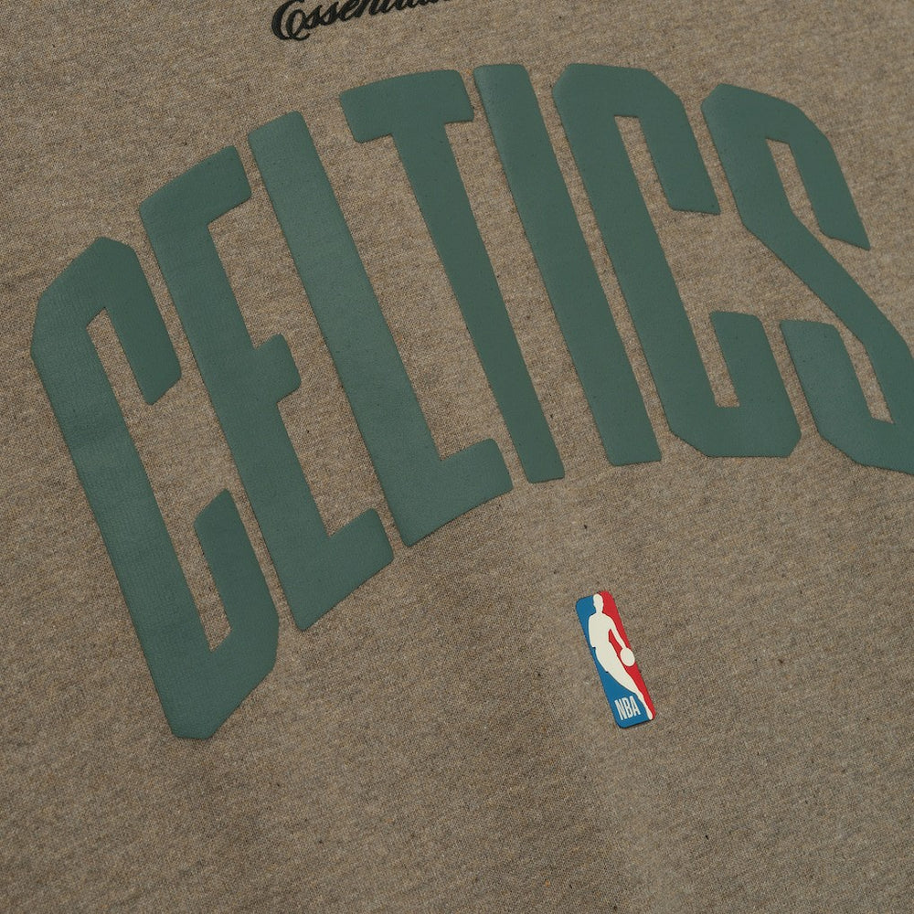 NBA - Boston Celtics Fear of God x NBA Unisex 90's T-Shirt - Heather Gray