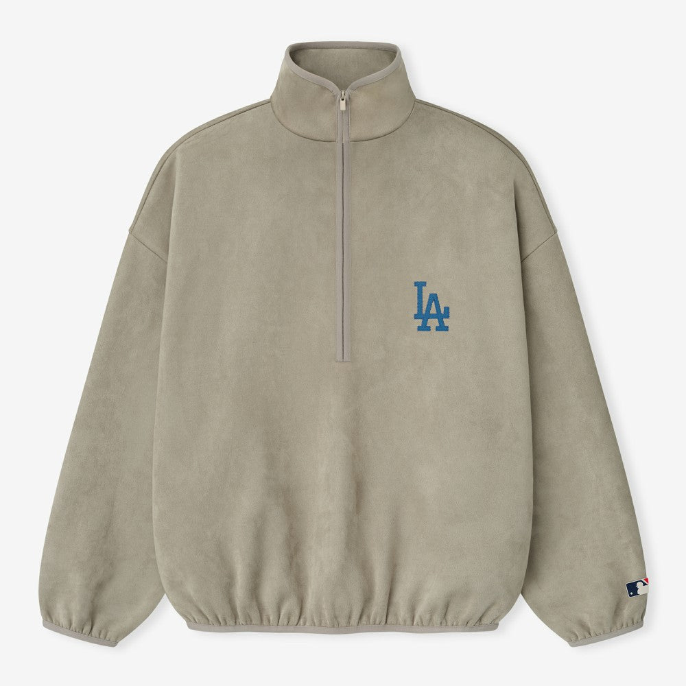 Los Angeles Dodgers Fear of God x MLB Unisex Modern Suede Half-Zip Jacket Sale