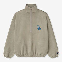 Los Angeles Dodgers Fear of God x MLB Unisex Modern Suede Half-Zip Jacket Sale