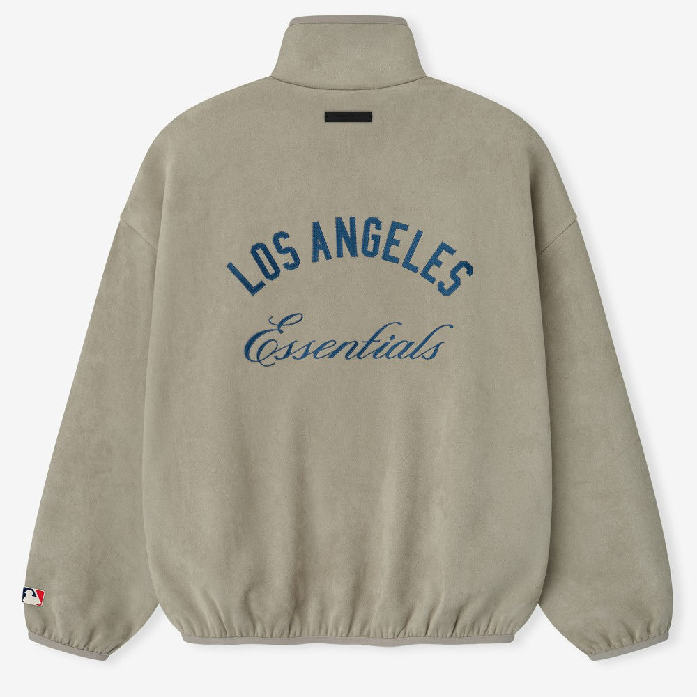 Los Angeles Dodgers Fear of God x MLB Unisex Modern Suede Half-Zip Jacket Sale