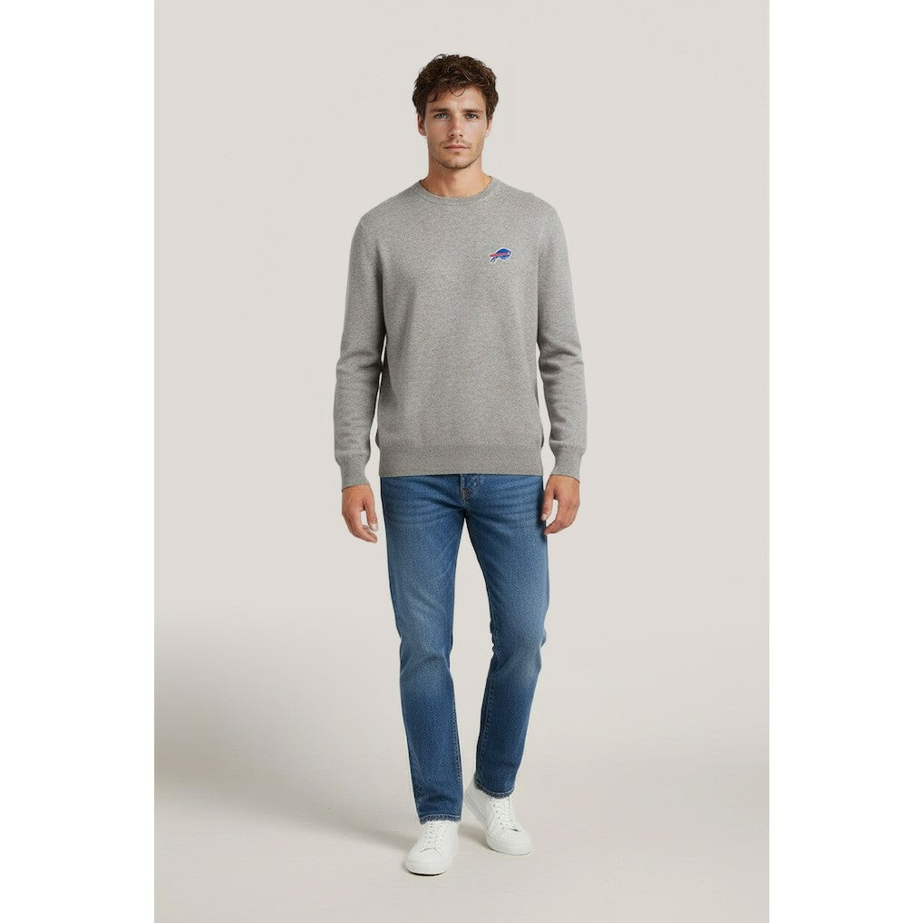 Buffalo Bills NAADAM Cashmere Sweater Gray - NFL