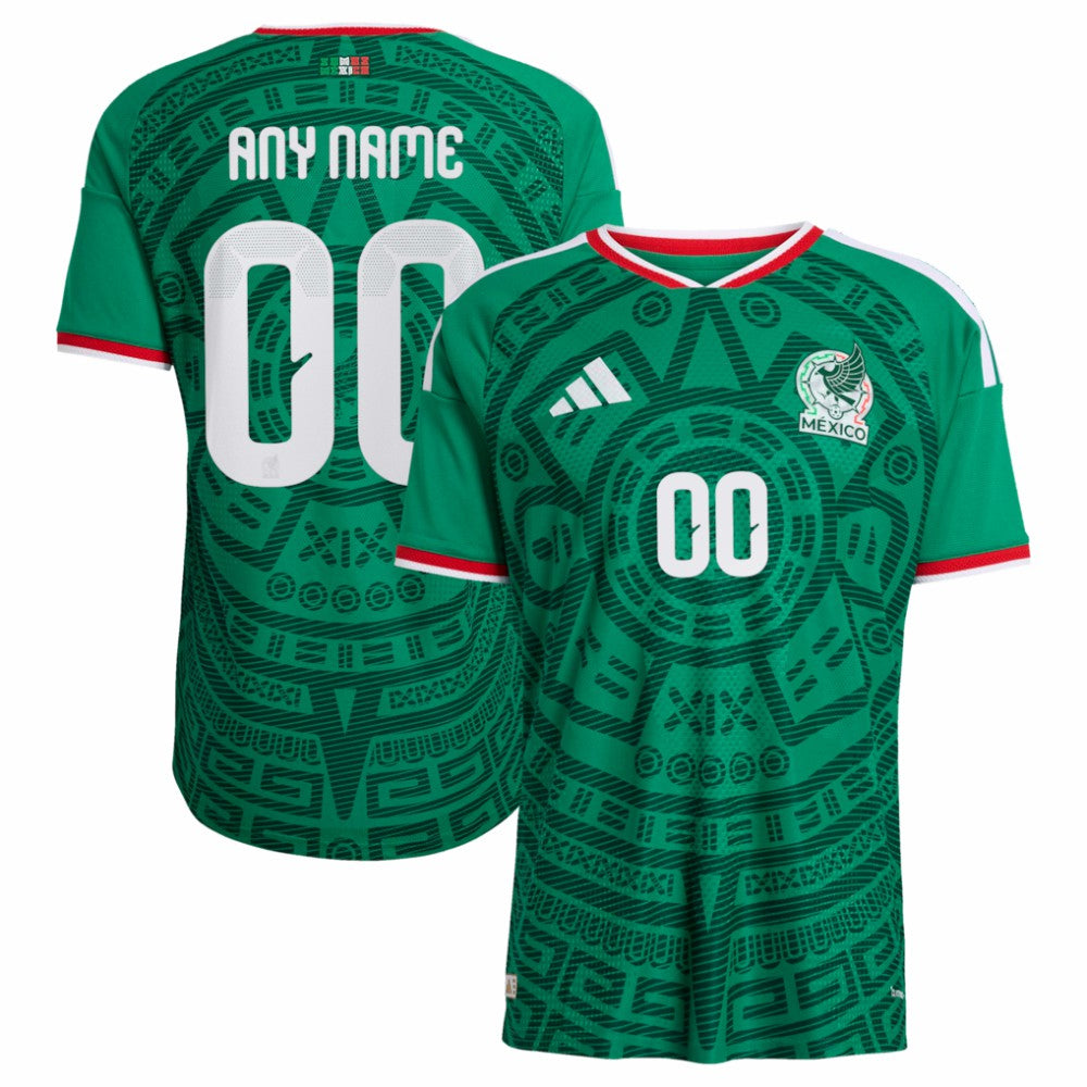 Adidas Mexico National Team 2026 Home Custom Jerseys - Green