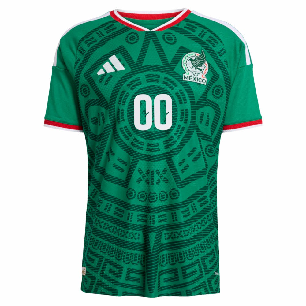 Adidas Mexico National Team 2026 Home Custom Jerseys - Green