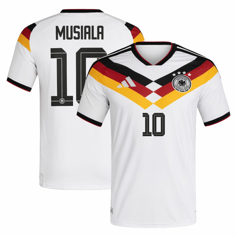 Adidas Jamal Musiala Germany National Team 2026 Home Jerseys - White