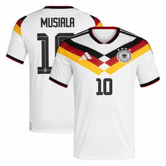 Adidas Jamal Musiala Germany National Team 2026 Home Replica Jerseys - White