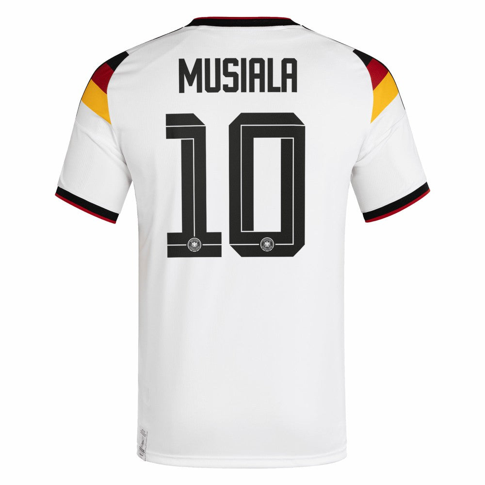 Adidas Jamal Musiala Germany National Team 2026 Home Replica Jerseys - White