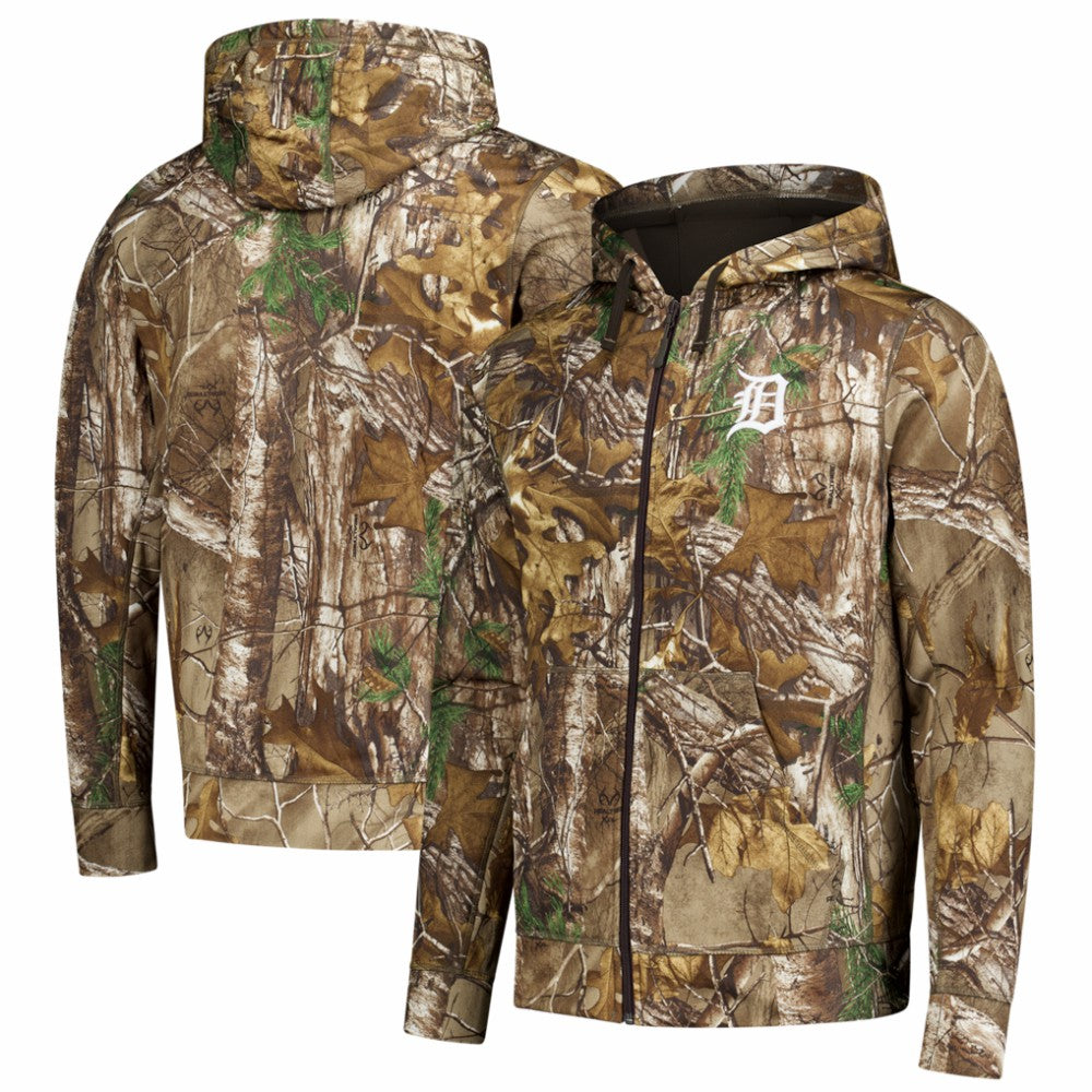 Detroit Tigers Dunbrooke Trophy Realtree Full-Zip Hoodie Sale