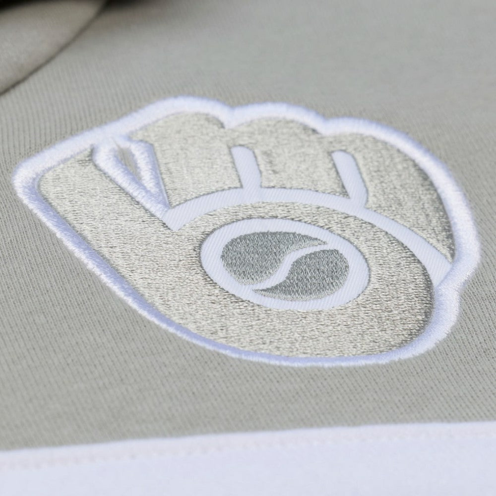 Milwaukee Brewers Mitchell & Ness Cooperstown Collection Thunderstorm Head Coach Hoodie Clearance