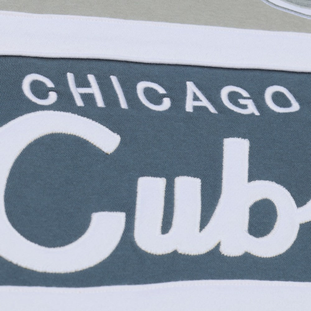 Chicago Cubs Mitchell & Ness Cooperstown Collection Thunderstorm Head Coach Hoodie Online