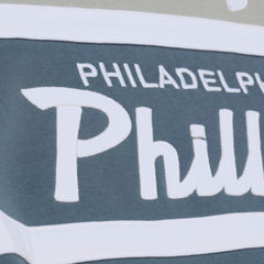 Philadelphia Phillies Mitchell & Ness Cooperstown Collection Thunderstorm Head Coach Hoodie Clearance