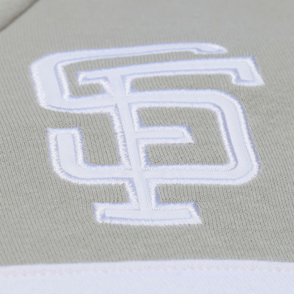 San Francisco Giants Mitchell & Ness Cooperstown Collection Thunderstorm Head Coach Hoodie Lifestyle