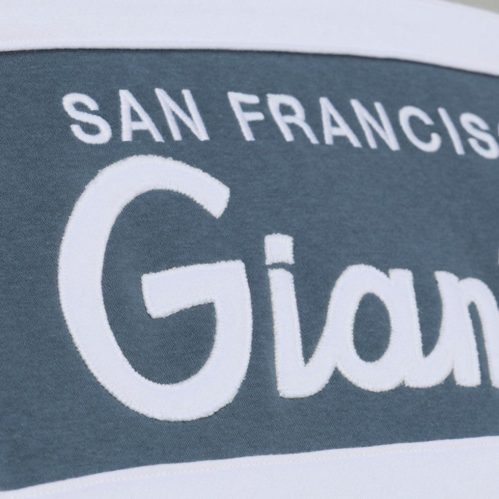 San Francisco Giants Mitchell & Ness Cooperstown Collection Thunderstorm Head Coach Hoodie Lifestyle