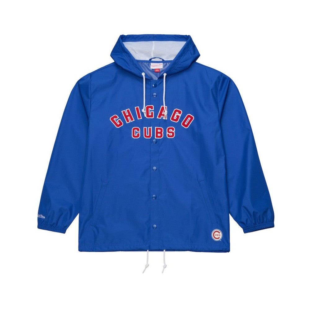 Chicago Cubs Mitchell & Ness Full-Snap Hooded Coaches Jacket discount