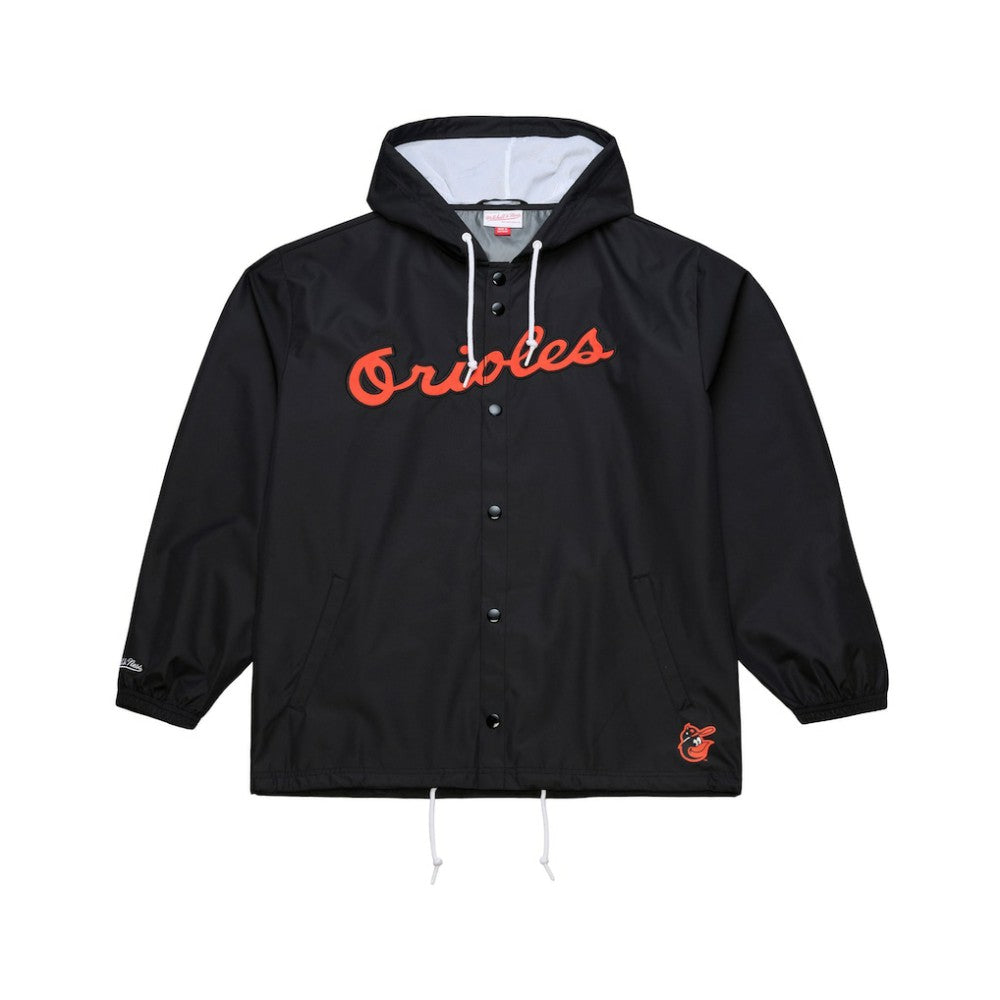 Baltimore Orioles Mitchell & Ness Full-Snap Hooded Coaches Jacket Near Me