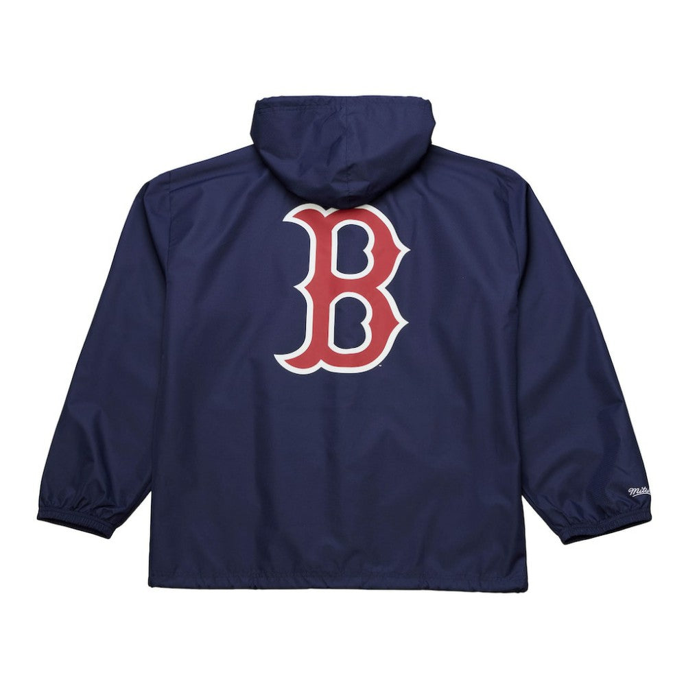 Boston Red Sox Mitchell & Ness Full-Snap Hooded Coaches Jacket for sale