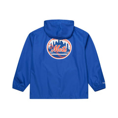 New York Mets Mitchell & Ness Full-Snap Hooded Coaches Jacket Clearance