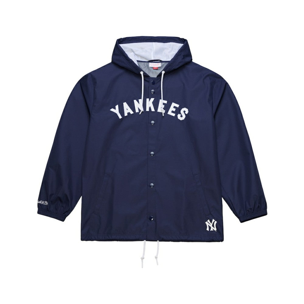 New York Yankees Mitchell & Ness Full-Snap Hooded Coaches Jacket Near Me