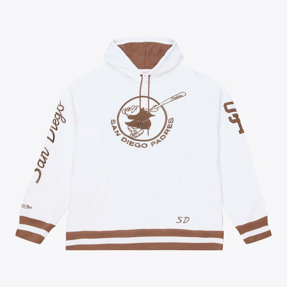 San Diego Padres Mitchell & Ness Cooperstown Collection Fleece Hoodie Online